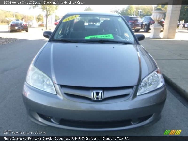 Shoreline Mist Metallic / Gray 2004 Honda Civic LX Sedan