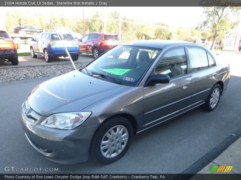 Shoreline Mist Metallic / Gray 2004 Honda Civic LX Sedan