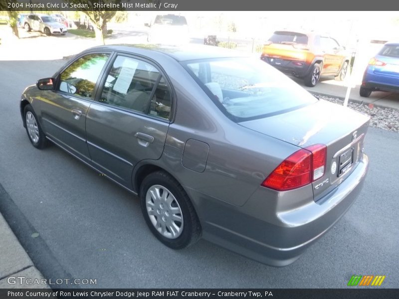Shoreline Mist Metallic / Gray 2004 Honda Civic LX Sedan