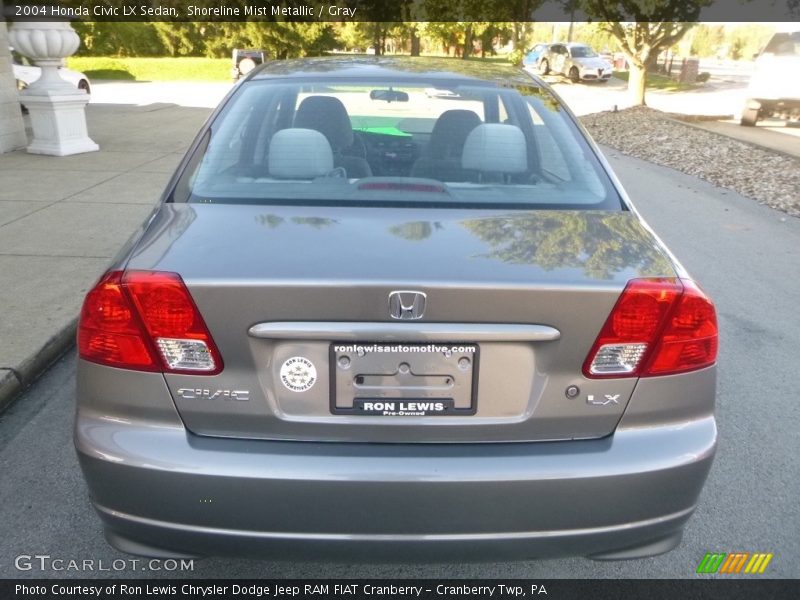 Shoreline Mist Metallic / Gray 2004 Honda Civic LX Sedan