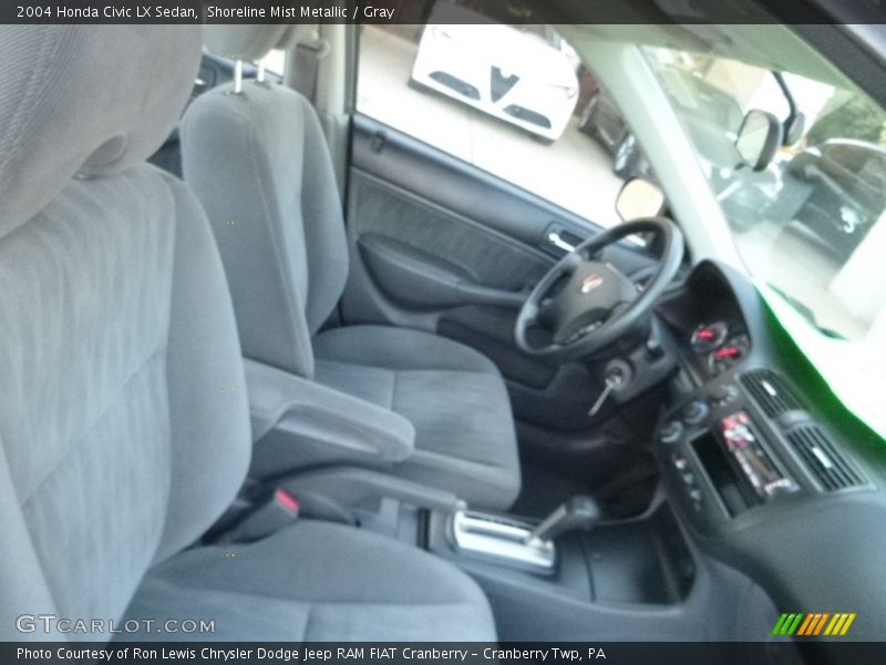 Shoreline Mist Metallic / Gray 2004 Honda Civic LX Sedan