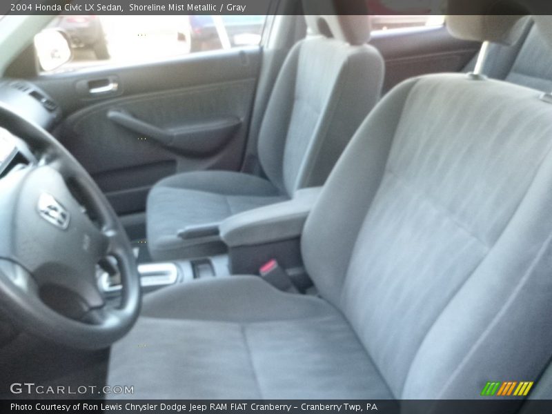 Shoreline Mist Metallic / Gray 2004 Honda Civic LX Sedan