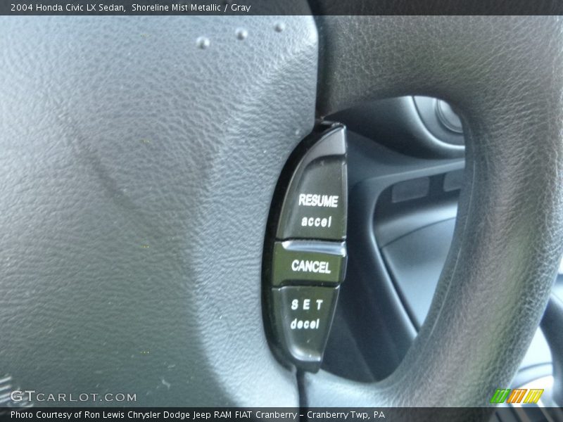 Shoreline Mist Metallic / Gray 2004 Honda Civic LX Sedan