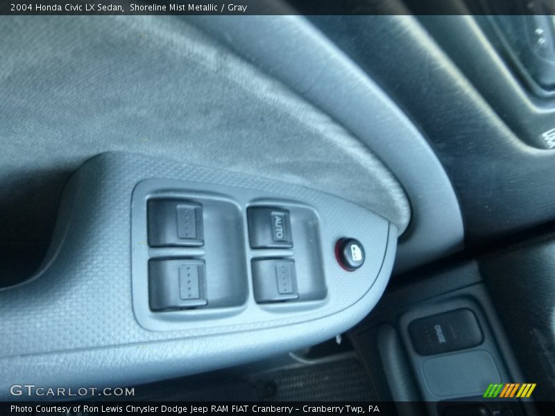 Shoreline Mist Metallic / Gray 2004 Honda Civic LX Sedan