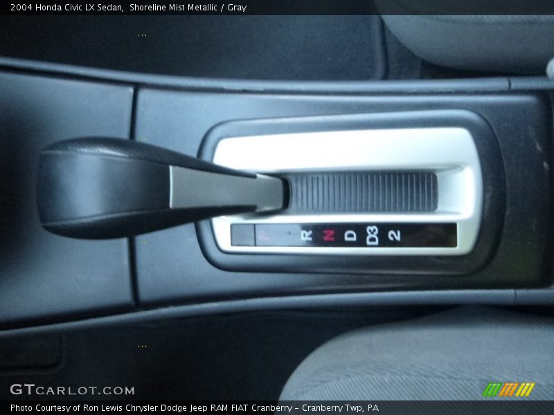 Shoreline Mist Metallic / Gray 2004 Honda Civic LX Sedan