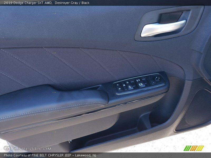 Destroyer Gray / Black 2019 Dodge Charger SXT AWD