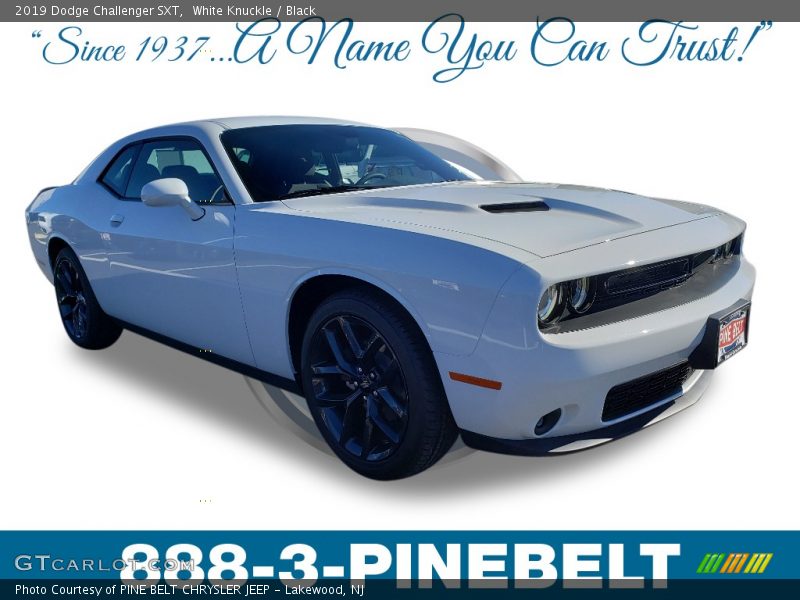White Knuckle / Black 2019 Dodge Challenger SXT