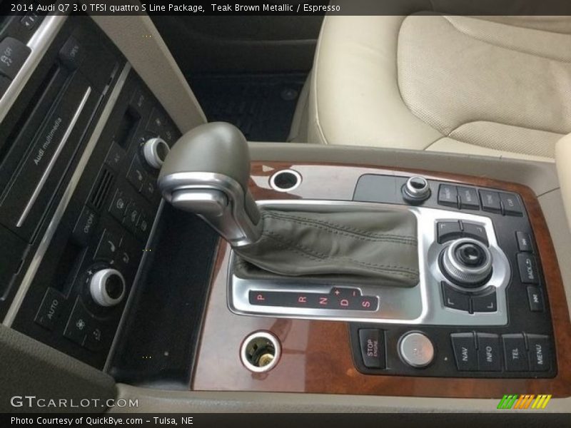 Teak Brown Metallic / Espresso 2014 Audi Q7 3.0 TFSI quattro S Line Package
