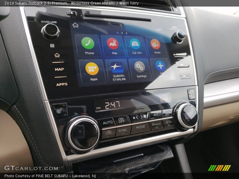 Wilderness Green Metallic / Warm Ivory 2019 Subaru Outback 2.5i Premium