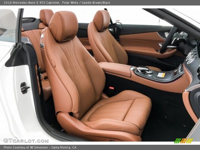 Polar White / Saddle Brown/Black 2019 Mercedes-Benz E 450 Cabriolet