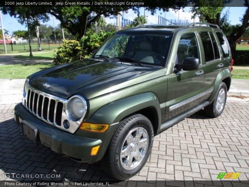 Jeep Green Metallic / Dark Khaki/Light Graystone 2006 Jeep Liberty Limited