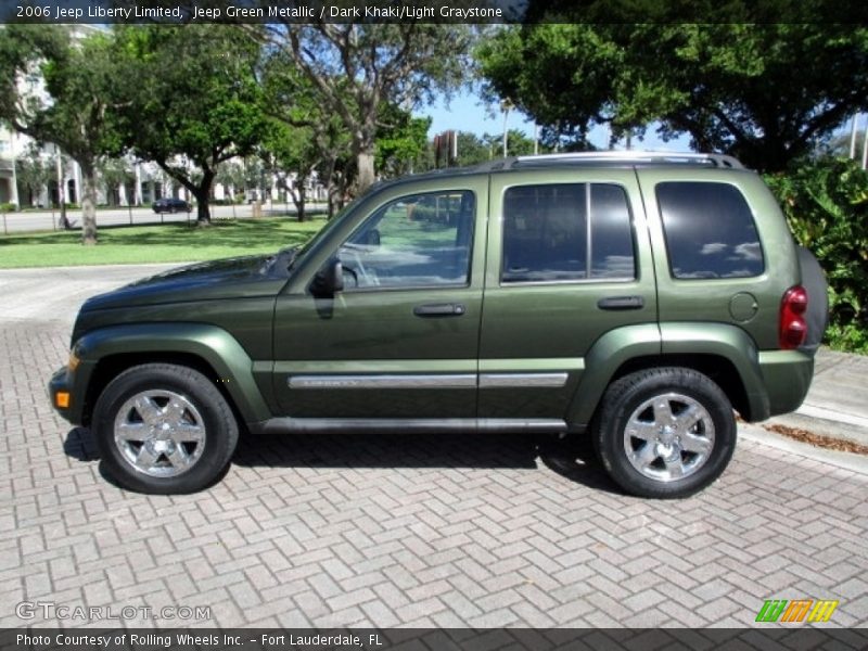Jeep Green Metallic / Dark Khaki/Light Graystone 2006 Jeep Liberty Limited