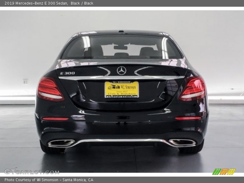 Black / Black 2019 Mercedes-Benz E 300 Sedan
