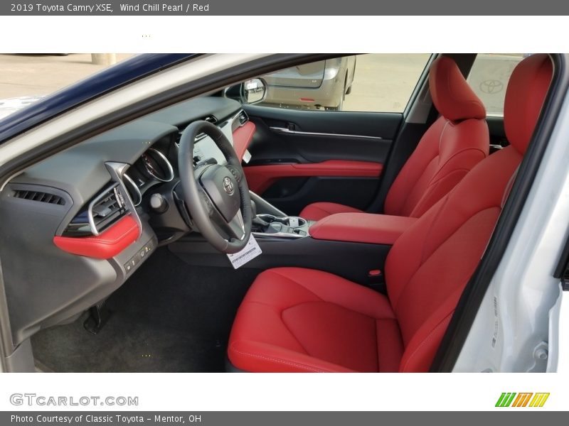  2019 Camry XSE Red Interior