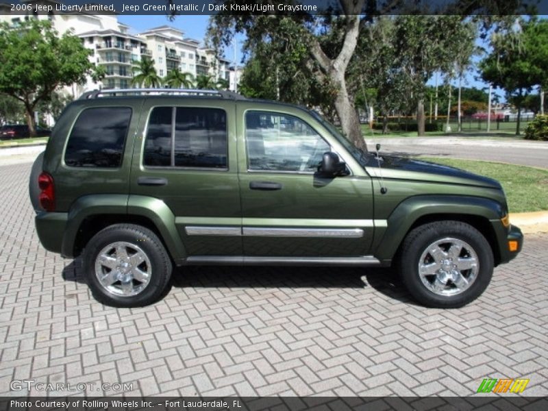 Jeep Green Metallic / Dark Khaki/Light Graystone 2006 Jeep Liberty Limited