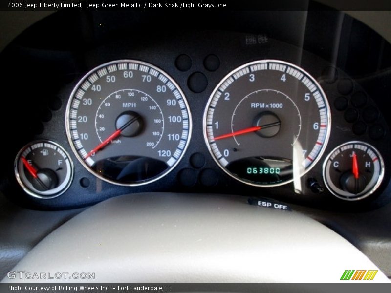 Jeep Green Metallic / Dark Khaki/Light Graystone 2006 Jeep Liberty Limited