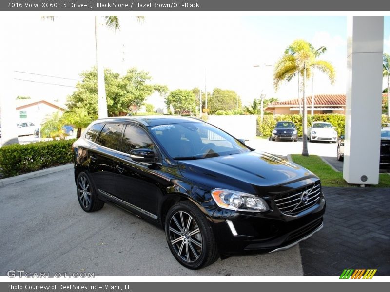 Black Stone / Hazel Brown/Off-Black 2016 Volvo XC60 T5 Drive-E