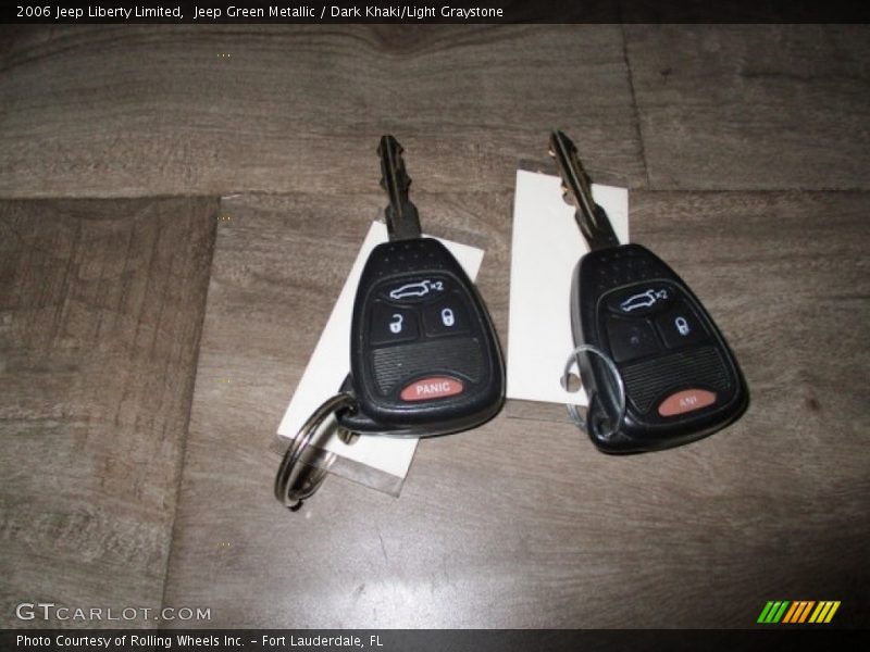 Jeep Green Metallic / Dark Khaki/Light Graystone 2006 Jeep Liberty Limited