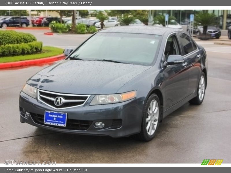 Carbon Gray Pearl / Ebony 2008 Acura TSX Sedan