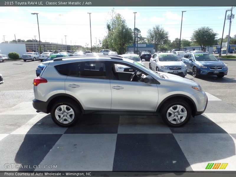 Classic Silver Metallic / Ash 2015 Toyota RAV4 LE