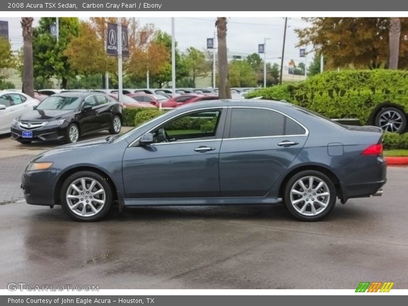 Carbon Gray Pearl / Ebony 2008 Acura TSX Sedan