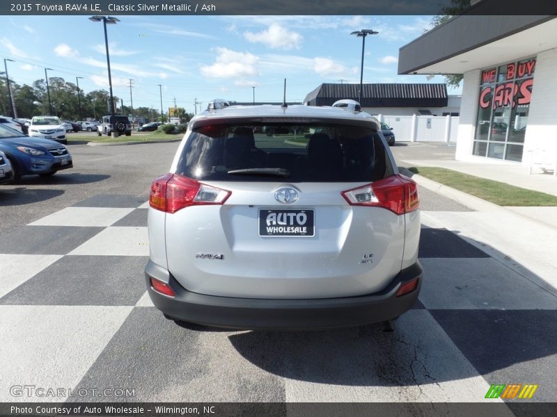 Classic Silver Metallic / Ash 2015 Toyota RAV4 LE