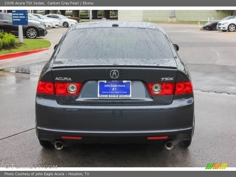 Carbon Gray Pearl / Ebony 2008 Acura TSX Sedan