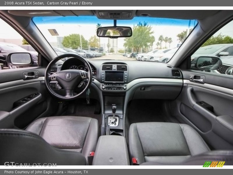Carbon Gray Pearl / Ebony 2008 Acura TSX Sedan
