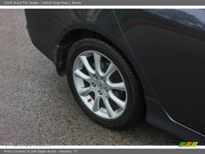 Carbon Gray Pearl / Ebony 2008 Acura TSX Sedan