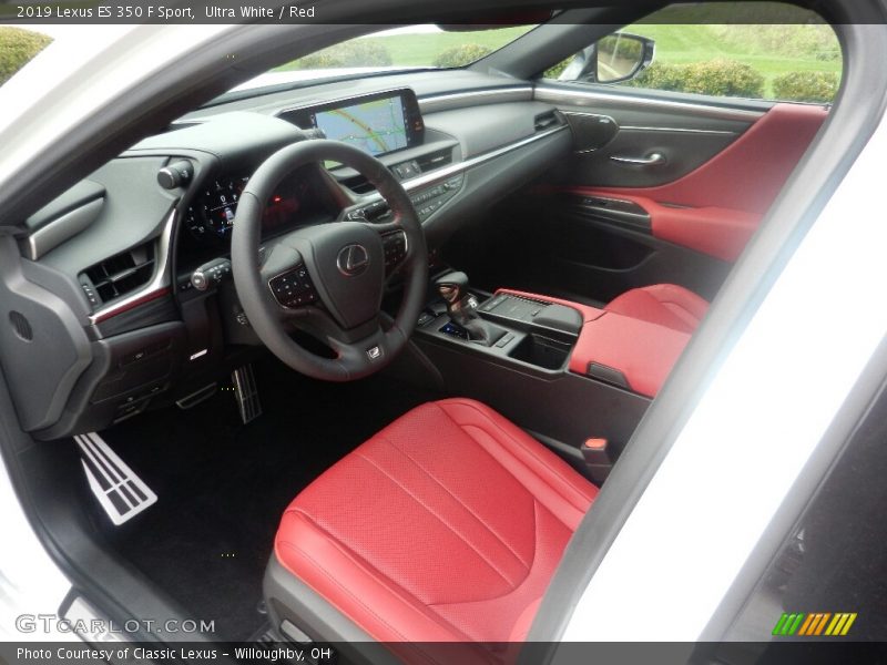  2019 ES 350 F Sport Red Interior