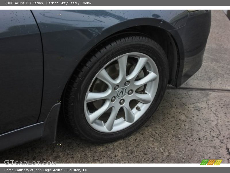Carbon Gray Pearl / Ebony 2008 Acura TSX Sedan