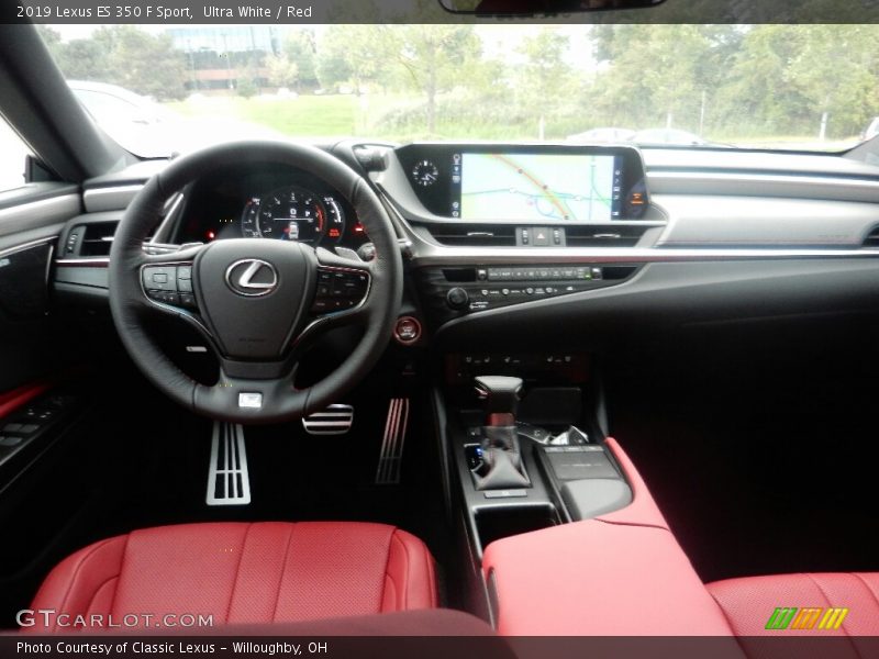 Front Seat of 2019 ES 350 F Sport