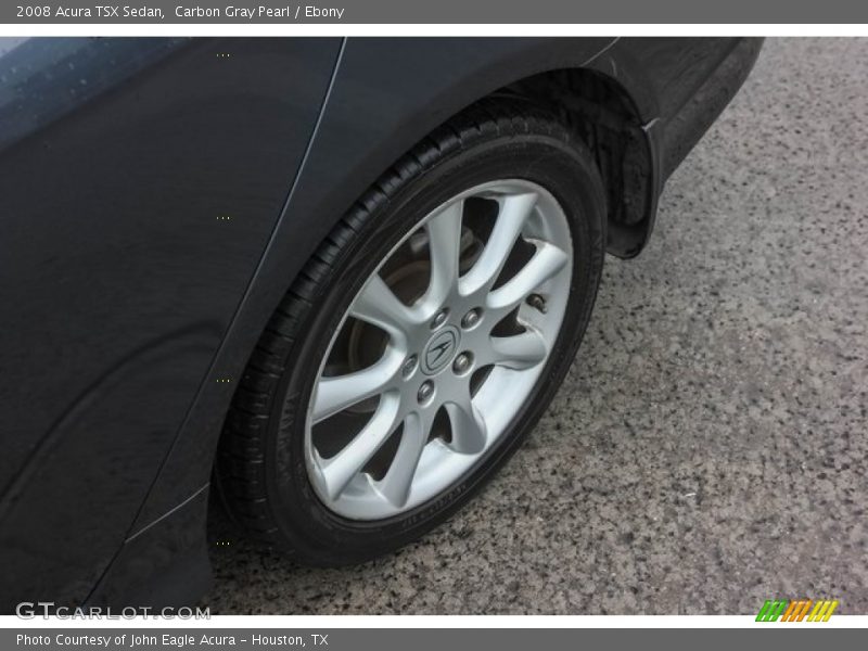 Carbon Gray Pearl / Ebony 2008 Acura TSX Sedan