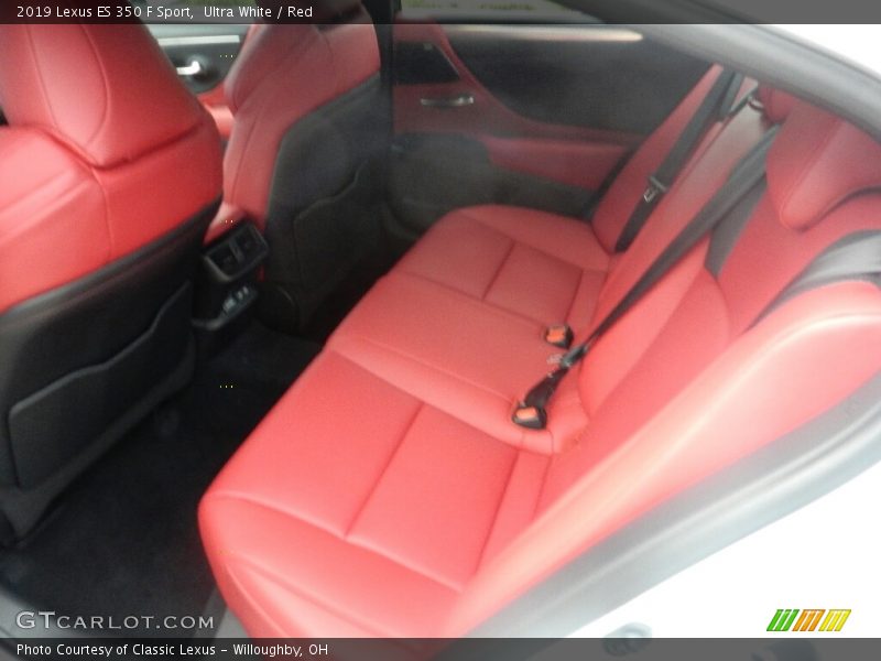 Rear Seat of 2019 ES 350 F Sport