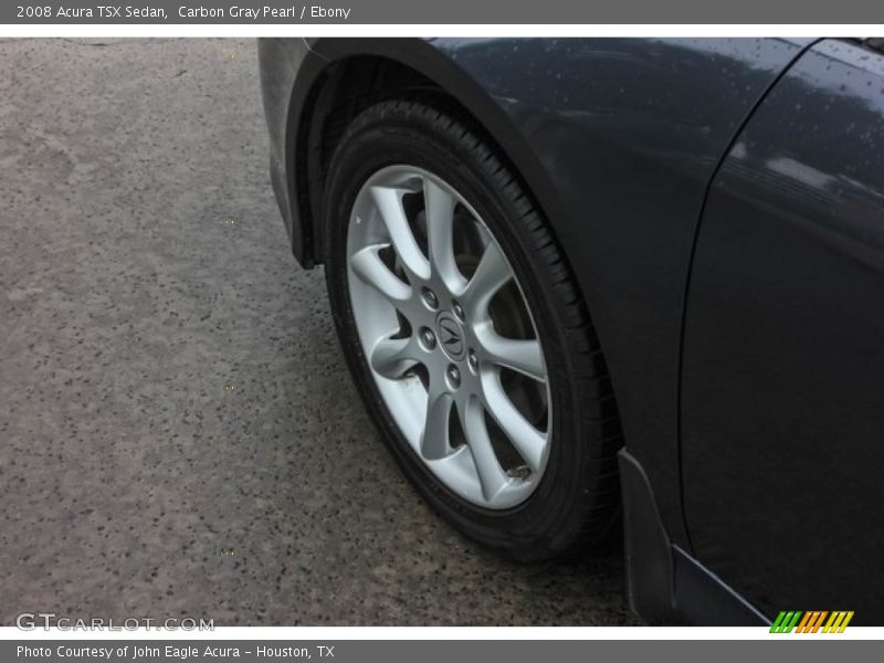 Carbon Gray Pearl / Ebony 2008 Acura TSX Sedan