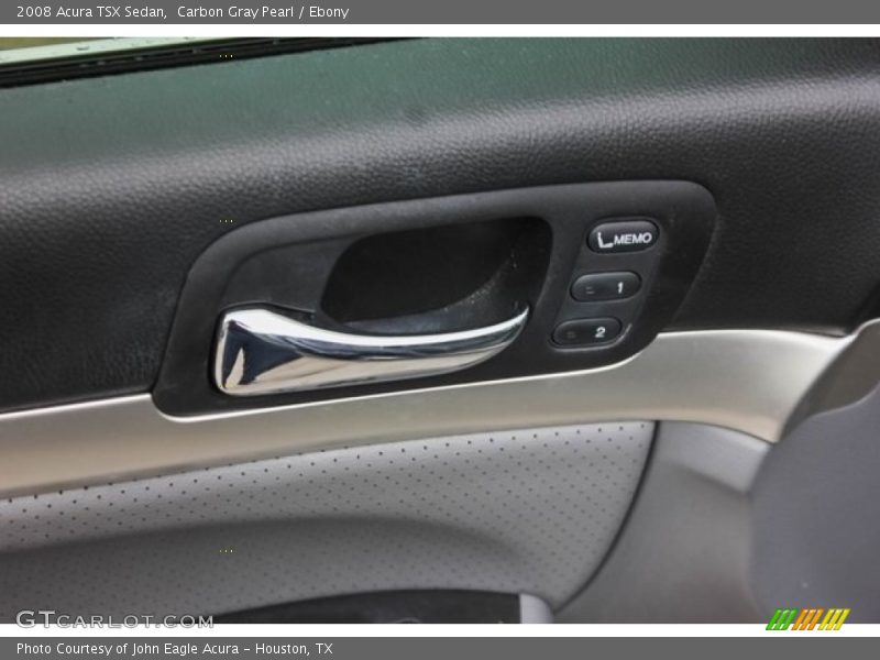 Carbon Gray Pearl / Ebony 2008 Acura TSX Sedan
