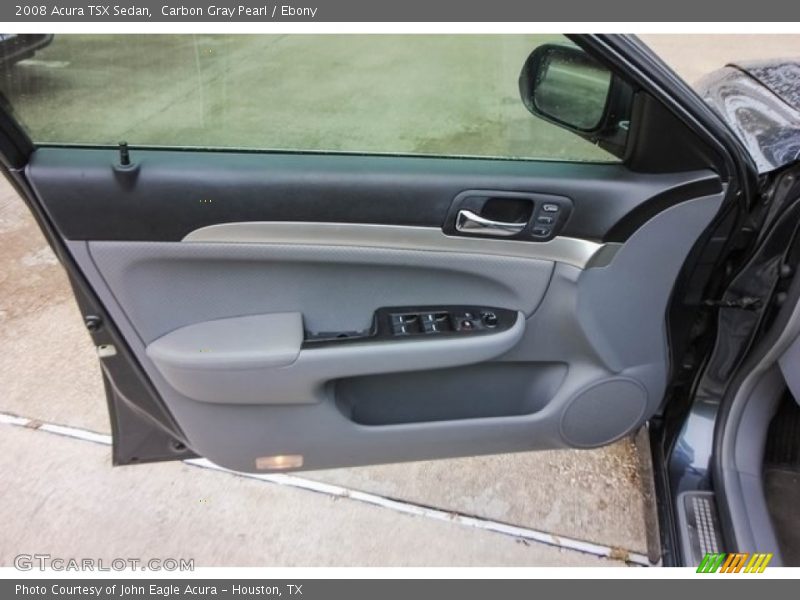 Carbon Gray Pearl / Ebony 2008 Acura TSX Sedan