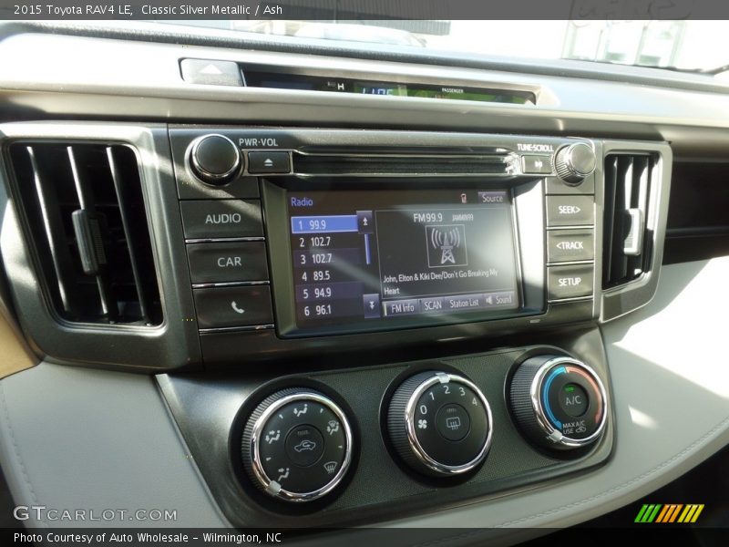 Classic Silver Metallic / Ash 2015 Toyota RAV4 LE