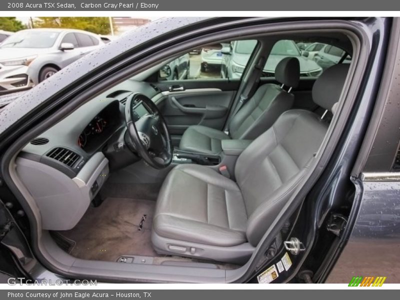 Carbon Gray Pearl / Ebony 2008 Acura TSX Sedan