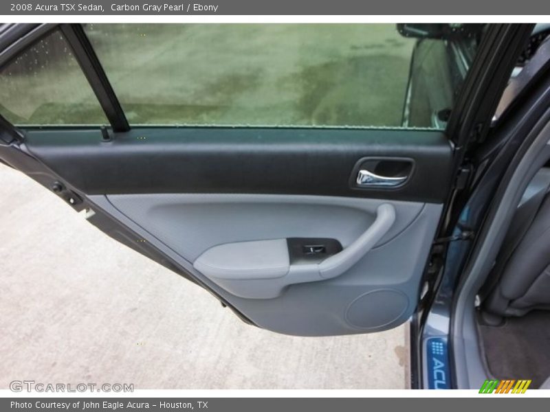 Carbon Gray Pearl / Ebony 2008 Acura TSX Sedan
