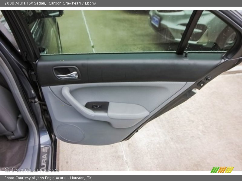 Carbon Gray Pearl / Ebony 2008 Acura TSX Sedan