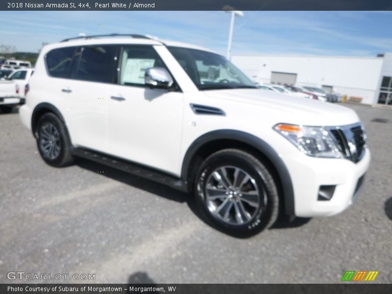 Pearl White / Almond 2018 Nissan Armada SL 4x4