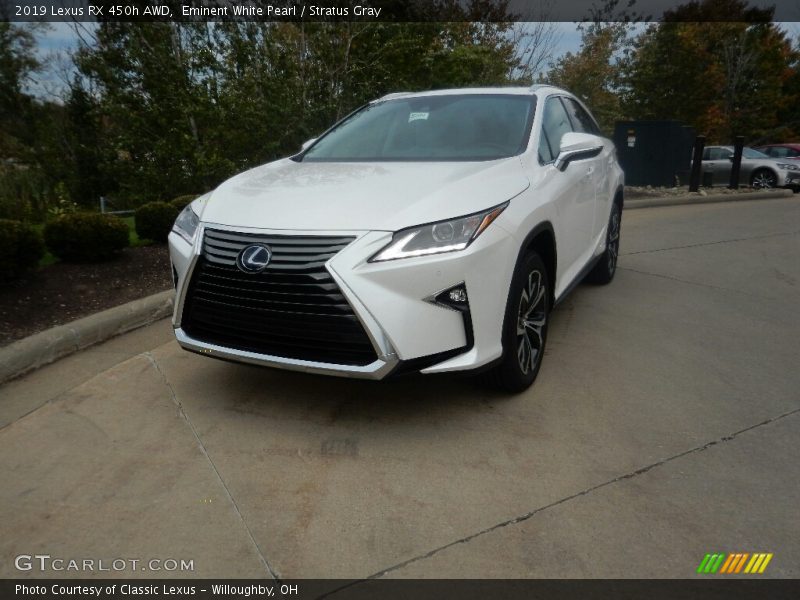 Front 3/4 View of 2019 RX 450h AWD