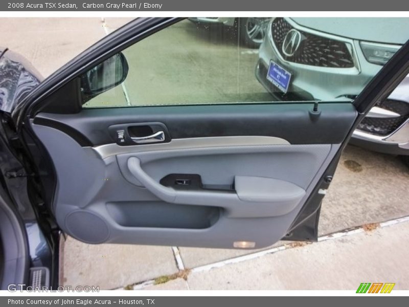 Carbon Gray Pearl / Ebony 2008 Acura TSX Sedan