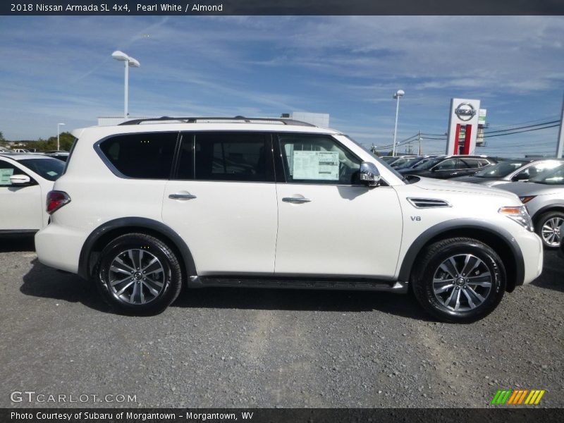 Pearl White / Almond 2018 Nissan Armada SL 4x4
