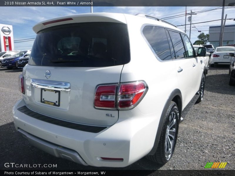 Pearl White / Almond 2018 Nissan Armada SL 4x4