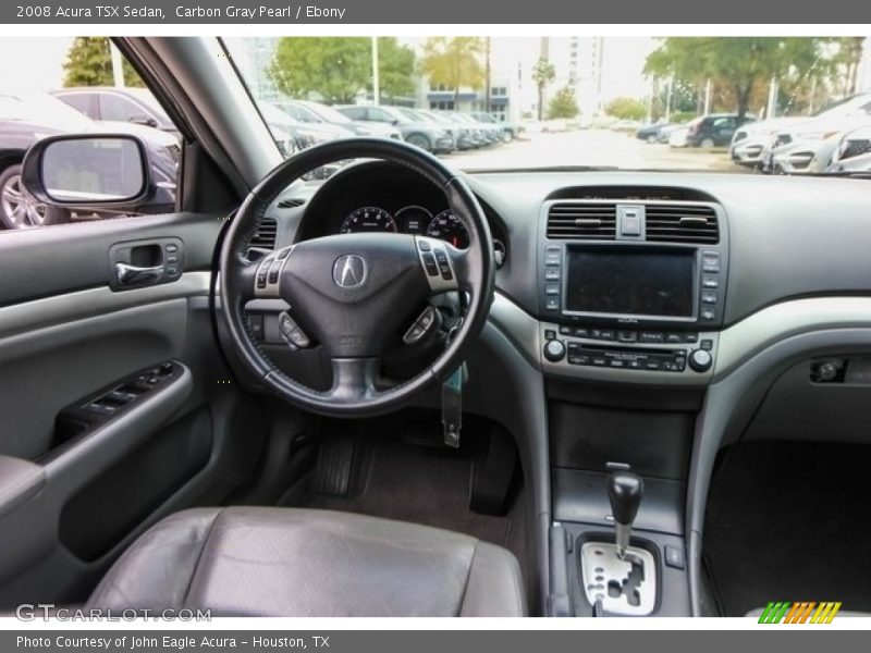 Carbon Gray Pearl / Ebony 2008 Acura TSX Sedan