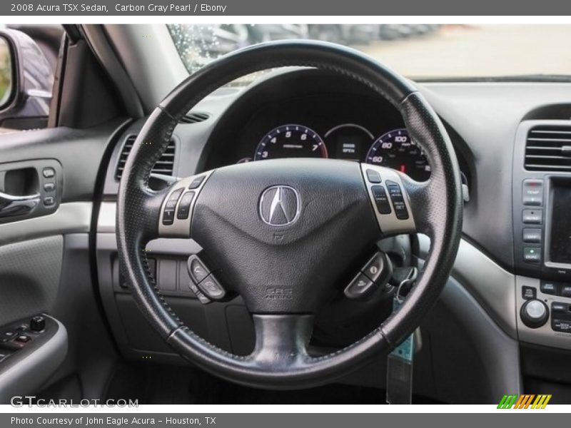 Carbon Gray Pearl / Ebony 2008 Acura TSX Sedan