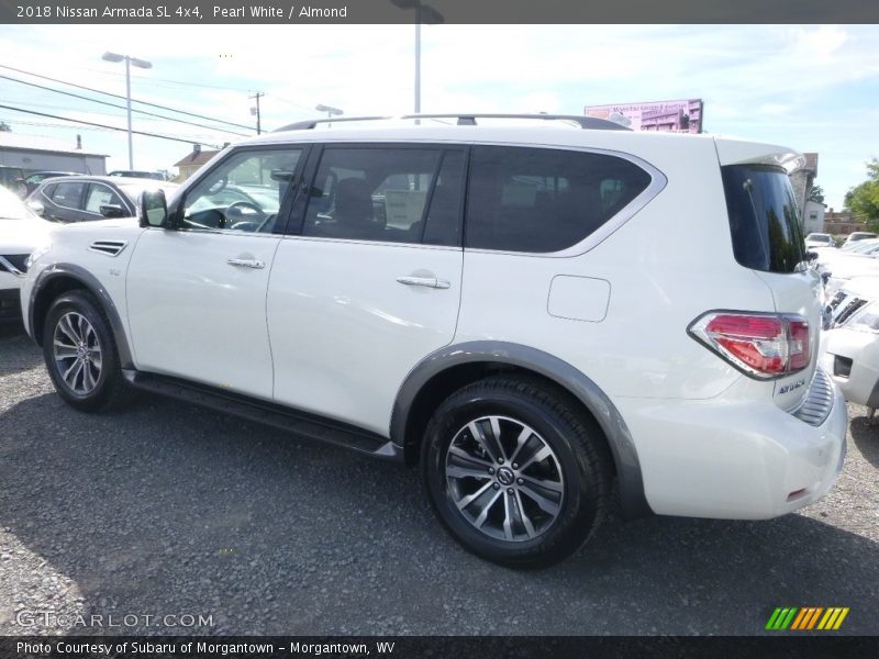 Pearl White / Almond 2018 Nissan Armada SL 4x4