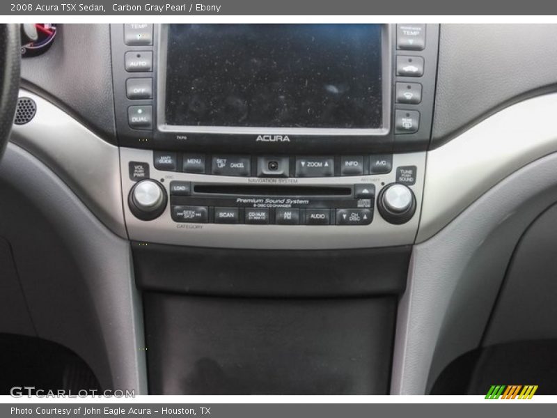 Carbon Gray Pearl / Ebony 2008 Acura TSX Sedan